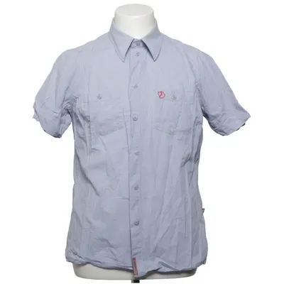 Short sleeve shirt (Blue, White) from Fjällräven Cotton