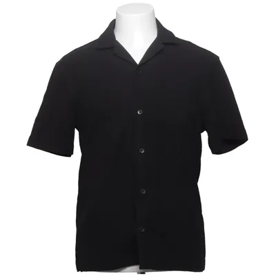 Korte mouwen shirt (Zwart) van Zara Katoen, Polyester