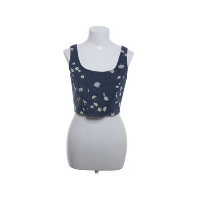 Crop top (Bleu) de Delias Coton, Polyester