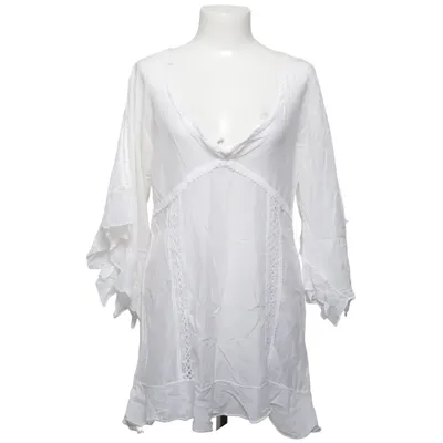 Beach dress (White) from Smooph Cotton, Silk