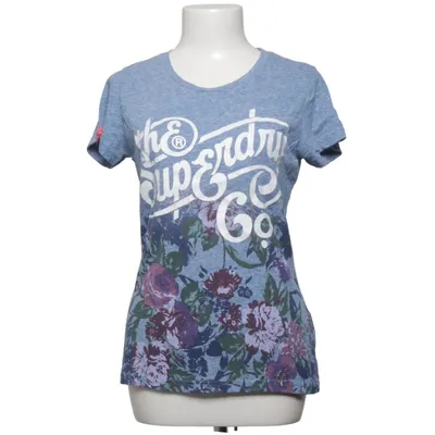 T-shirt (Blauw, Meerkleurig) van Superdry Vintage Katoen, Polyester, Viscose