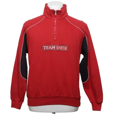 Sweatshirt (Rood, Zwart, Meerkleurig) van Team Sportia