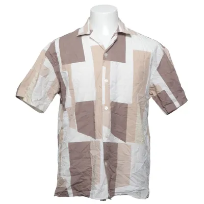 Kortärmad skjorta (Vit, Beige, Brun) från Premium by Jack & Jones Bomull, Viskos
