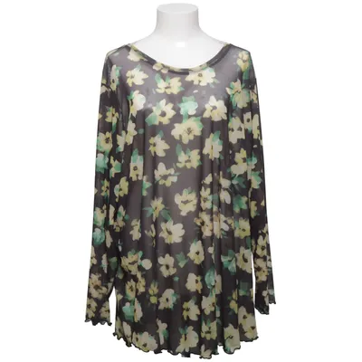 Top (Black, Yellow, Green) from Zizzi Elastane, Polyester