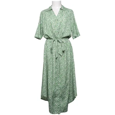 Skjortekjole (Grøn, Hvid) fra Seaside Polyester
