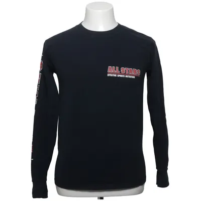 Langærmet t-shirt (Blå) fra Gildan Activewear Bomuld