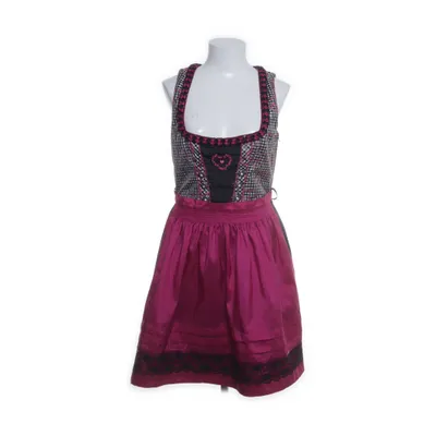 Dirndl (Pink, Black, Multicolored) from Lekra Polyester