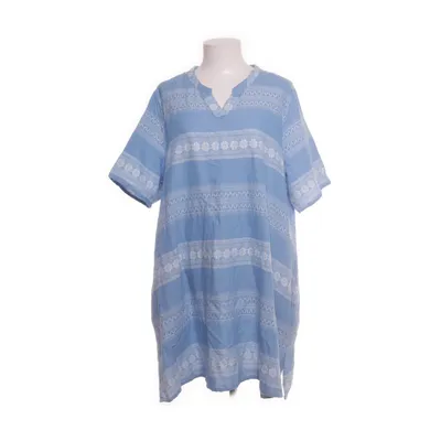 Klänning (Vit, Blå) från Cassiopeia Bomull