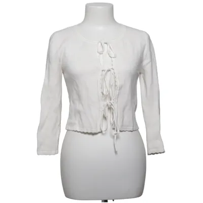 Cardigan cache-cœur (Blanc) de Dilvin Knit Polyamide, Polyester, Viscose