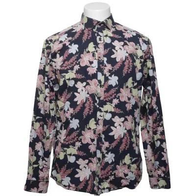 Shirt (Blue, Multicolored) from Premium by Jack & Jones Cotton