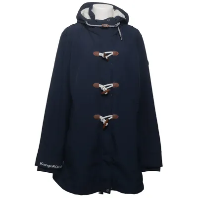 Duffle coat (Bleu) de Kangaroos Élasthane, Fausse fourrure, Polyester