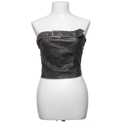 Tube top (Grijs) van Soya Fashion Katoen, Polyester, Viscose