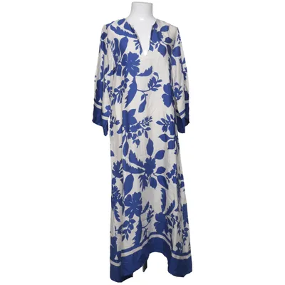 Kaftankjole (Hvid, Blå) fra Arket Linned, Lyocell, Viscose