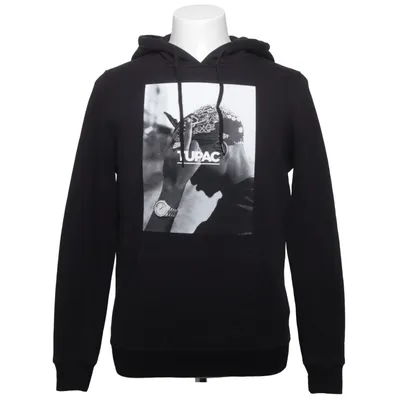 Sweat à capuche (Noir) de 2Pac Coton, Polyester