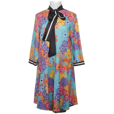 Dress (Blue, Multicolored) from Nice Connection Elastane, Polyester