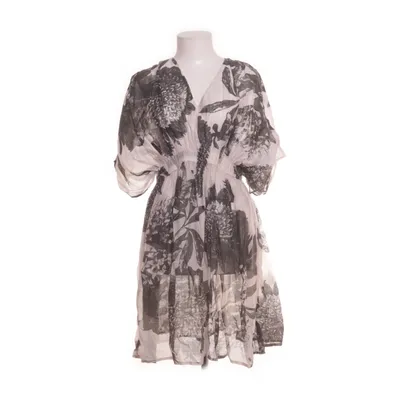 Klänning (Grå, Beige) från Velour Bomull, Silke