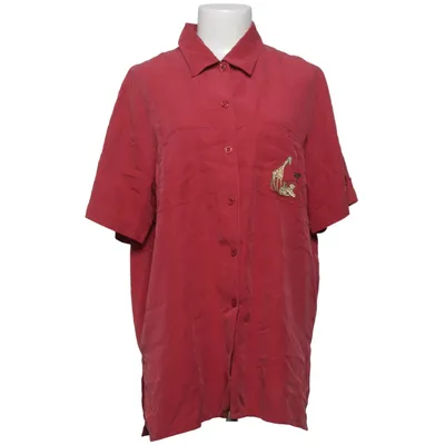 Kortärmad skjorta (Röd) från Pleasant Polyester