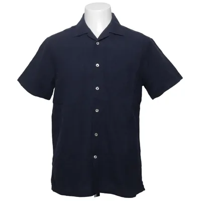 Chemise à manches courtes (Linen Blend Ss Bowling Resort) de Denim Day Coton, Lin