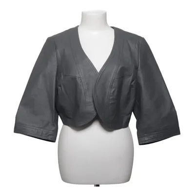 Läderjacka (Grå) från Paprika Skinn, Polyester