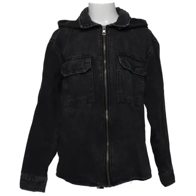 Jeansjacka (Grå, Svart) från Zara Bomull