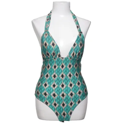 Badpak (Groen, Beige, Zwart) van Cia.Maritima Elastaan, Polyamide