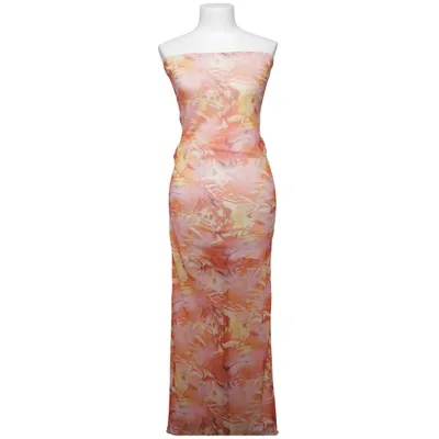 Långklänning (Orange, Rosa, Gul) från Boohoo Elastan, Polyester