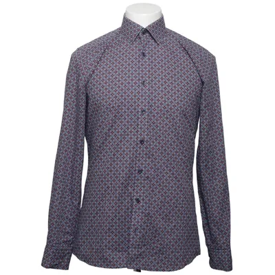 Shirt (Blue, Red, White) from Marvelis Cotton