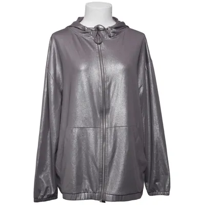 Hoodie (Gray) from H&M Coachella Elastane, Polyester