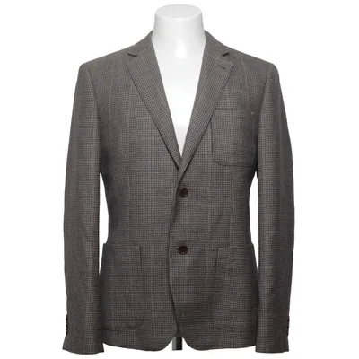 Blazer (Brown) from These Glory Days Acetate, Polyester, Wool