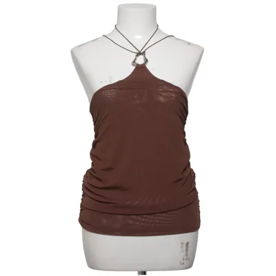 Halter neck top (Brown) from Mars The Label Elastane, Polyamide