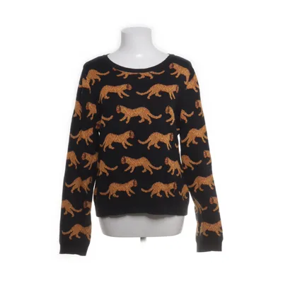 Sweater (Black, Orange) from Monki Cotton