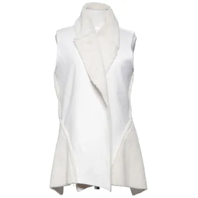 Gilet d'extérieur (Blanc, Beige) de Mirelle Acrylique