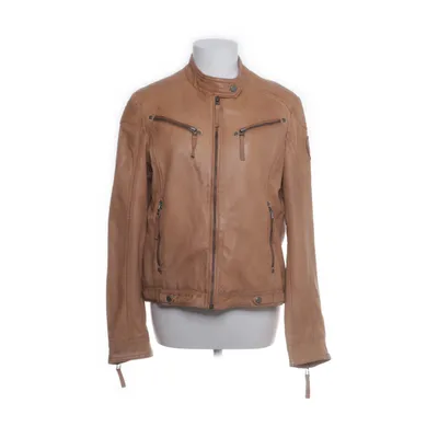 Læderjakke (Brun) fra Gipsy Polyester, Læder