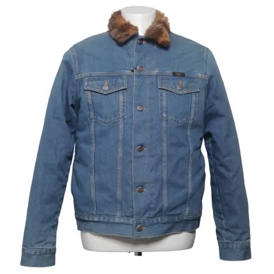 Lined denim jacket (Blue) from Wrangler Cotton