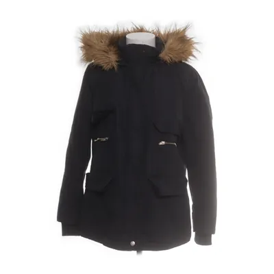 Winterjas (Zwart) van Zara Basic Outerwear Katoen, Polyamide