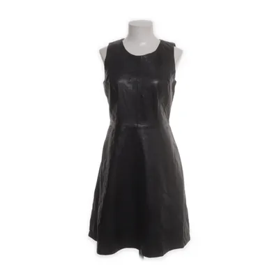 Leren jurk (Zwart) van Oasis Leer, Polyester