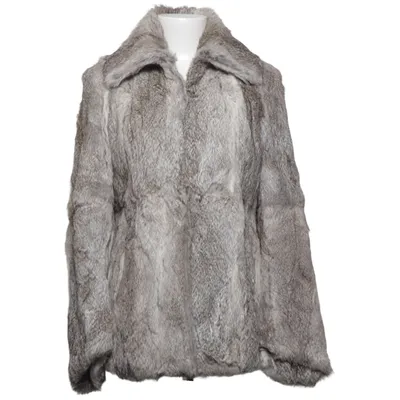 Fur jacket (Gray) from Chine Collection Fur