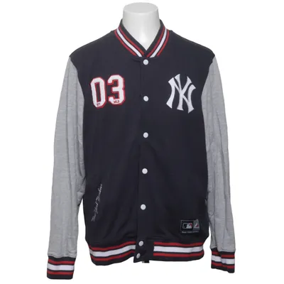 Veste universitaire (Bleu, Gris, Rouge) de Majestic Athletic Coton, Polyester