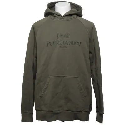 Hoodie (Green) from Peak Performance Cotton, Polyester