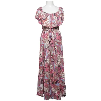 Maxi jurk (Bruin, Roze, Meerkleurig) van Cellbes Elastaan, Gerecycled polyester