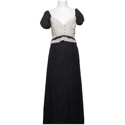 Robe longue (Noir, Beige) de Nasty Gal Polyester