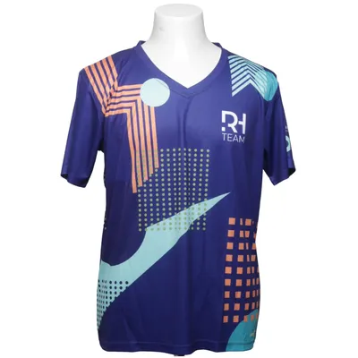 Maillot de sport (Bleu, Multicolore) de Challenge Polyester