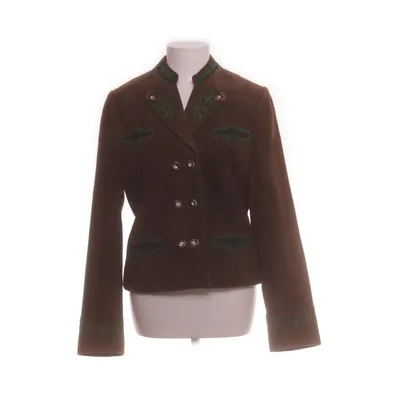 Läderjacka (Brun, Grön) från H. Moser Bomull, Polyester