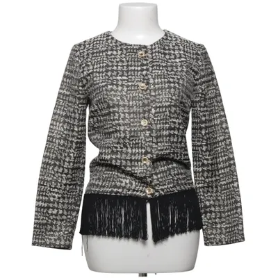 Cardigan (Zwart, Goud) van Valerie Acryl, Metallvezel, Polyamide, Polyester, Wol