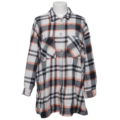 Flanellskjorta (Vit, Svart, Orange) från LCW Modest Akryl, Bomull, Polyamid, Polyester, Viskos, Ull