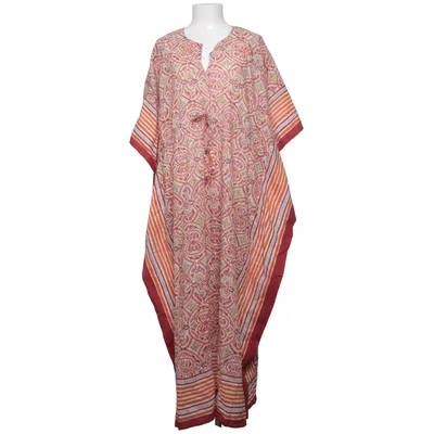 Kaftan (Röd, Orange, Flerfärgad) från Anokhi Bomull