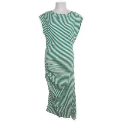 Klänning (Vit, Grön) från Armedangels Bomull, Elastan