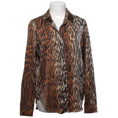Blouse (Marron, Noir) de Voyelles Polyester