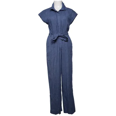 Byxdress (Blå) från Hallhuber Bomull, Linne, Polyester