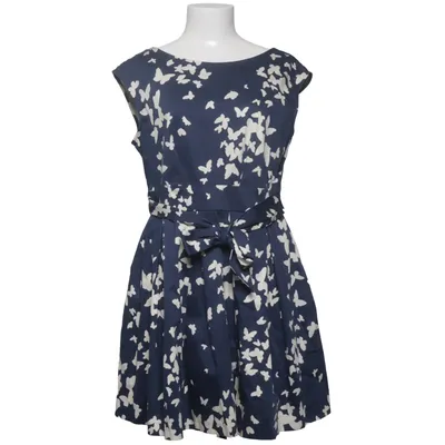 Jurk (Blauw, Wit) van Closet London Katoen, Elastaan